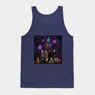 Dr Who Christmas design Tank Top